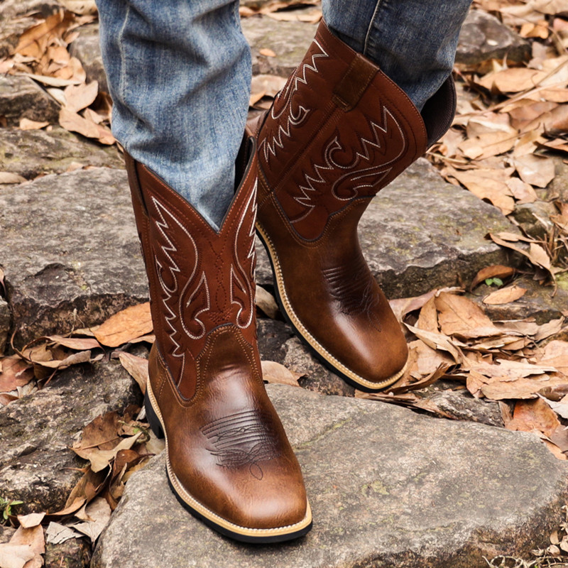 Women'S Fashion Riding Boots - 패션 남성 여성 미드 카프 부츠