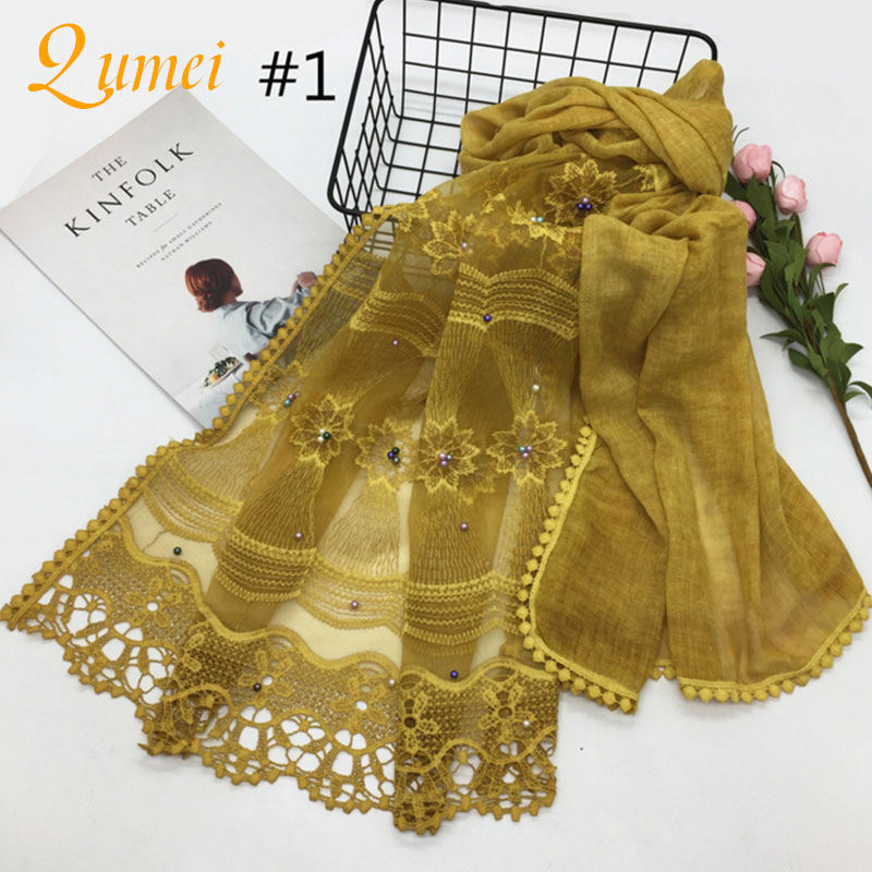 Women'S Fashion Essentials - 5 pcs qumei 레이스 스티치 이슬람