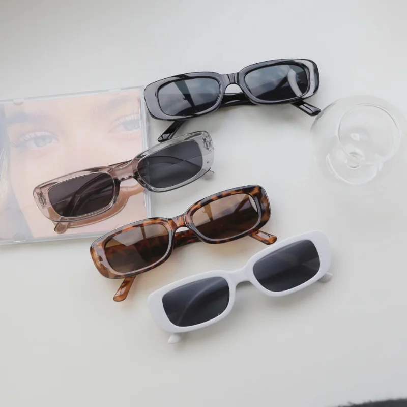 Women'S Fashion Reading Glasses - 빈티지 작은 사각형 선글라스 여성 럭셔리
