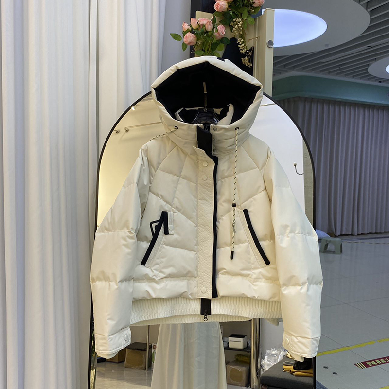 Women'S Fashion Quilted Jacket - 겨울용 두꺼운 따뜻한 드로스트링 지퍼 재킷