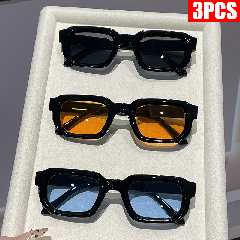Women'S Fashion Reading Glasses - 2/3PCS 여성을위한 빈티지 직사각형 프레임 선글라스