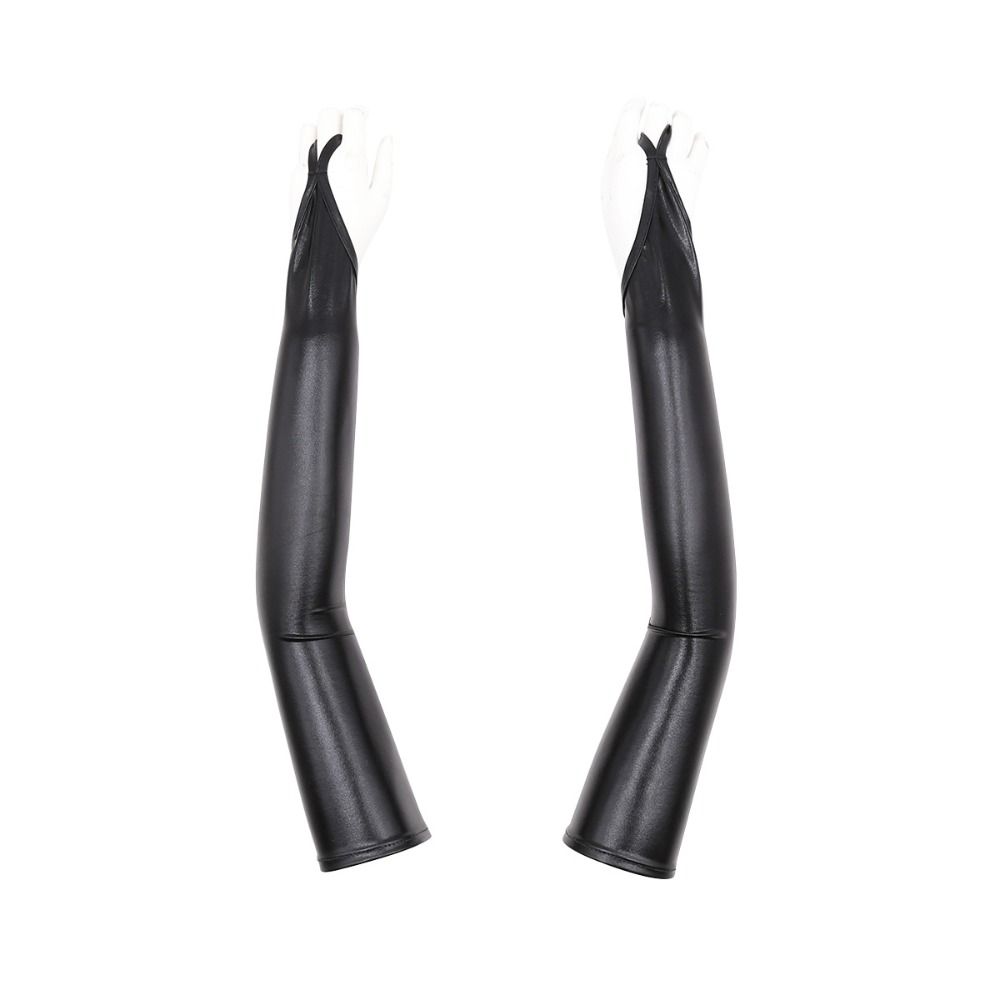 Women Fashion Gloves - 핑거리스 디자인 여성용 라텍스 장갑 긴
