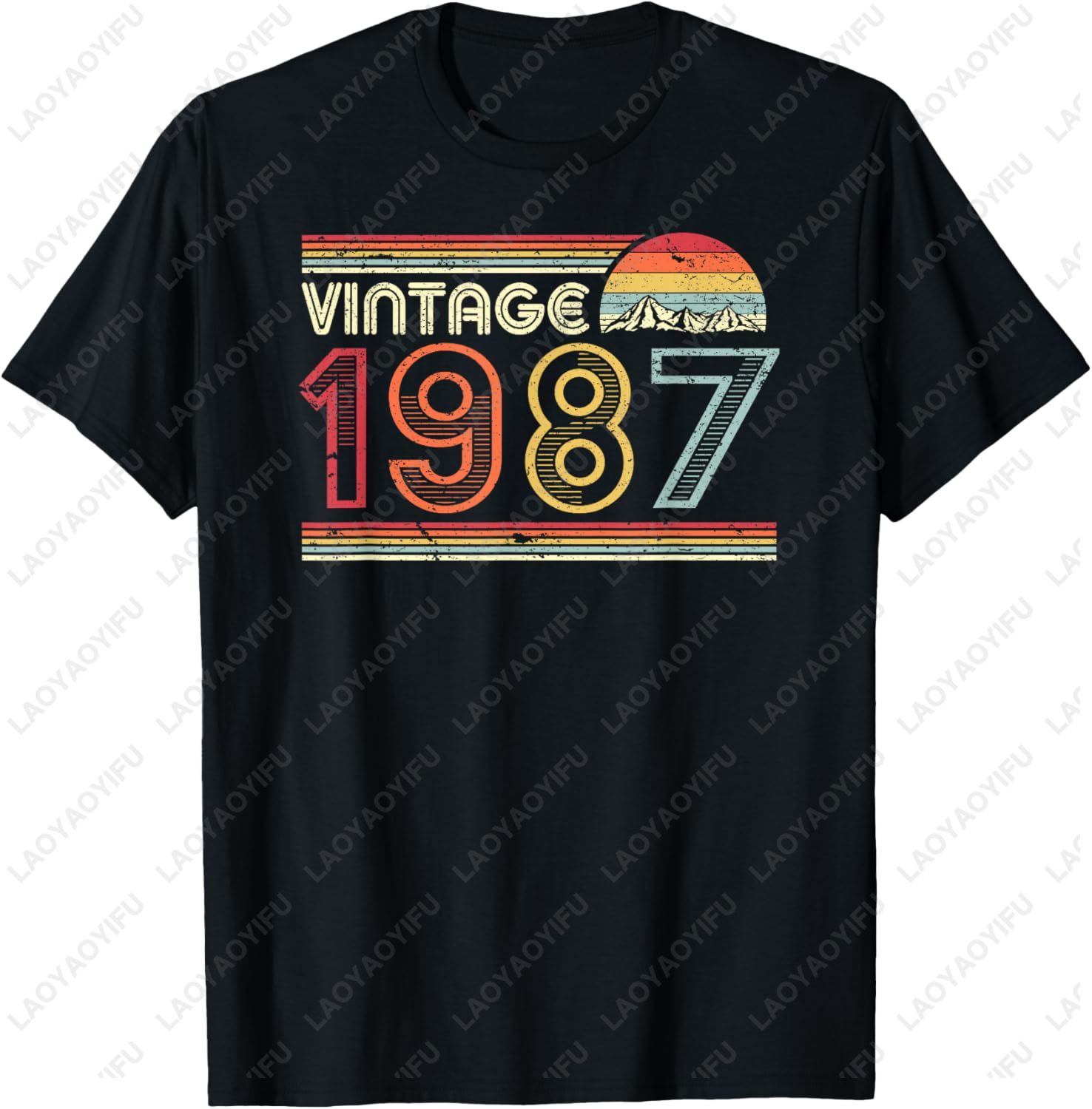 Women'S Fashion In The 80S - 1987 빈티지 생일 선물 티셔츠 레트로