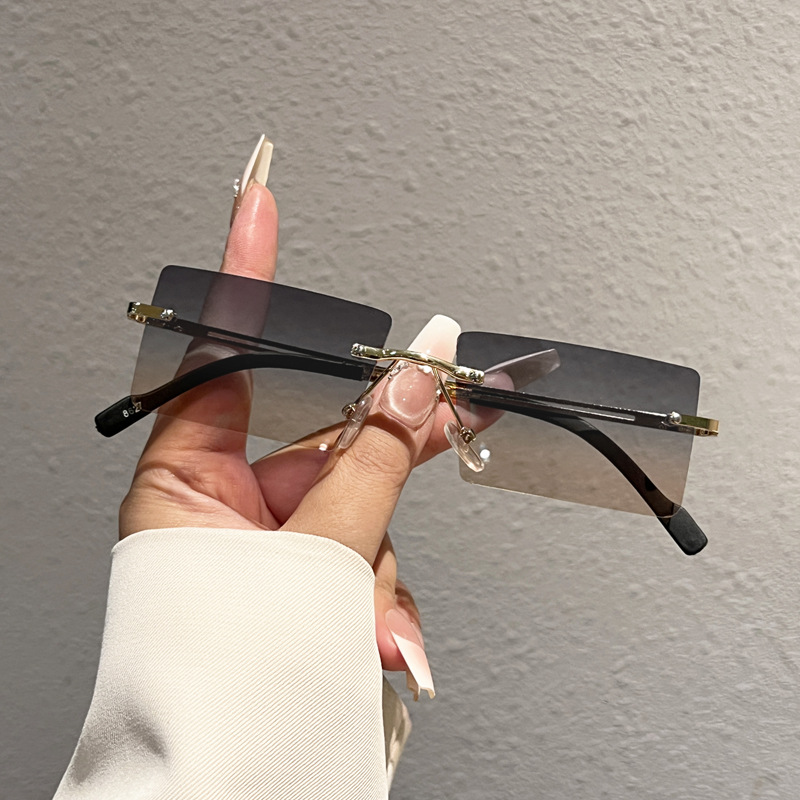 Women'S Fashion Eyewear - 패션 무테 사각형 선글라스 인기 여성