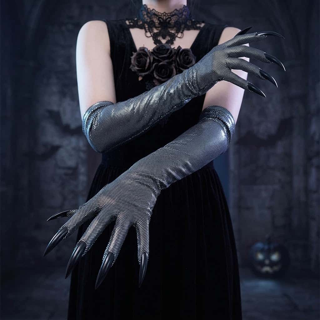 Women Fashion Gloves - 2026 문걸 Y2K 고딕 롱 고스트