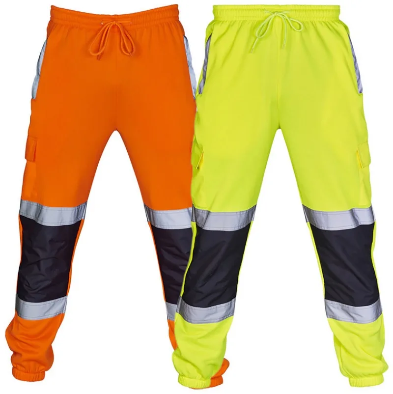 Women'S Fashion Utility Pants - 남성용 도로 작업 바지, 반사 스트립,
