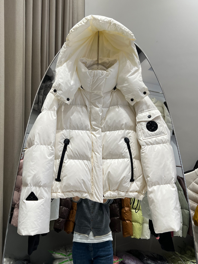 Women'S Fashion Quilted Jacket - 여성용 따뜻한 90% 화이트 덕 다운
