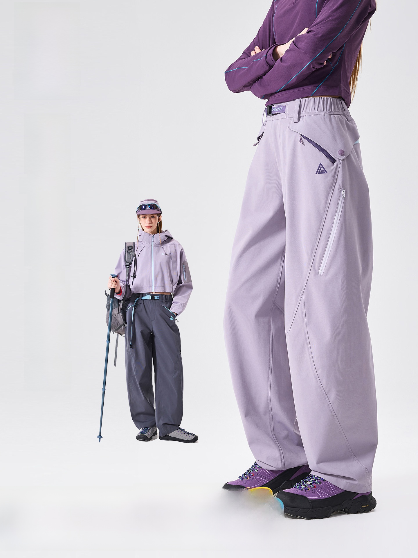 Women'S Fashion Utility Pants - 레이지 데이 여성용 경량 방수 아웃도어