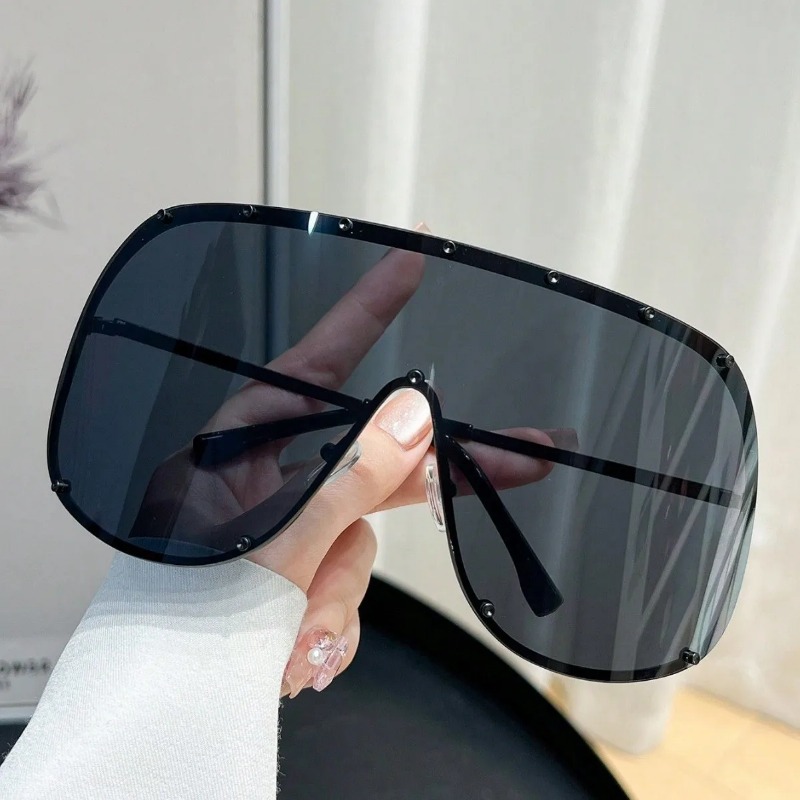Women'S Fashion Eyewear - 여성용 신형 일체형 오버사이즈 타원형 선글라스,