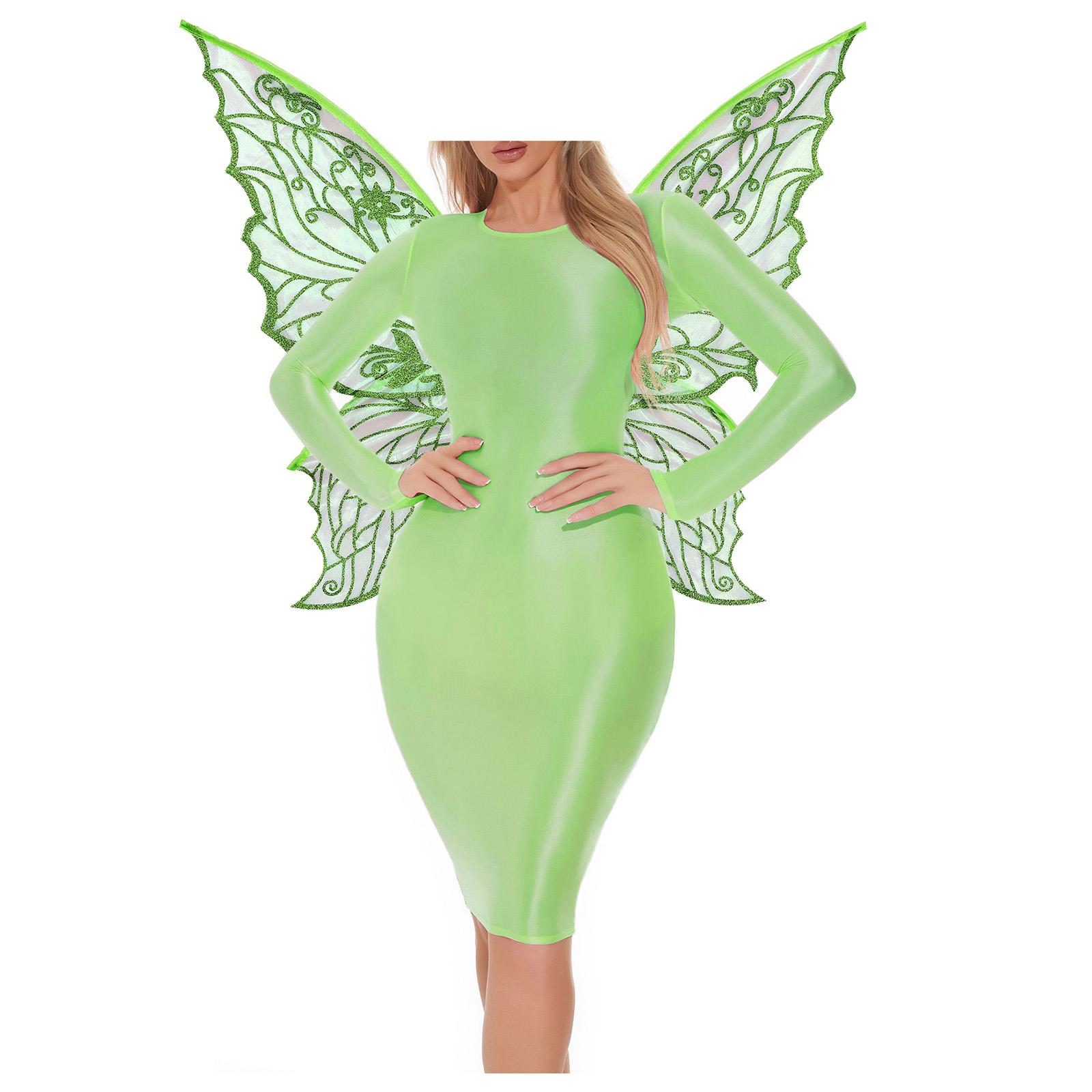 Bodycon Dress Women - 여성 요정 천사 코스튬 할로윈 코스프레