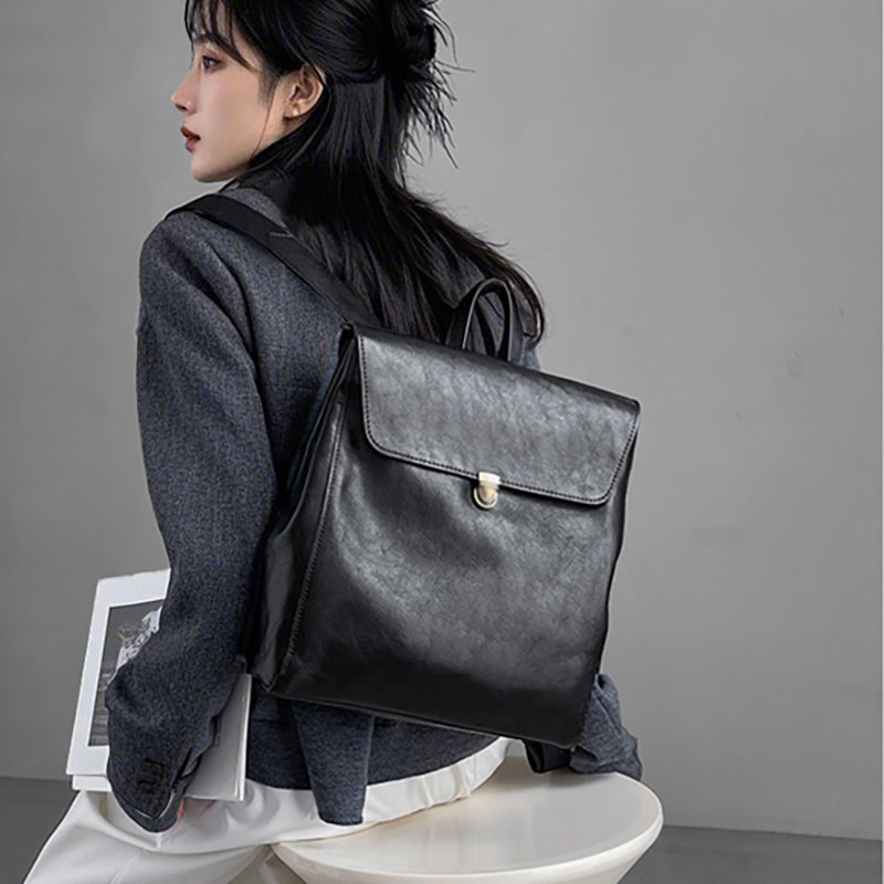 Women'S Fashion Business Casual - 여성을위한 럭셔리 브랜드 정품 가죽 배낭