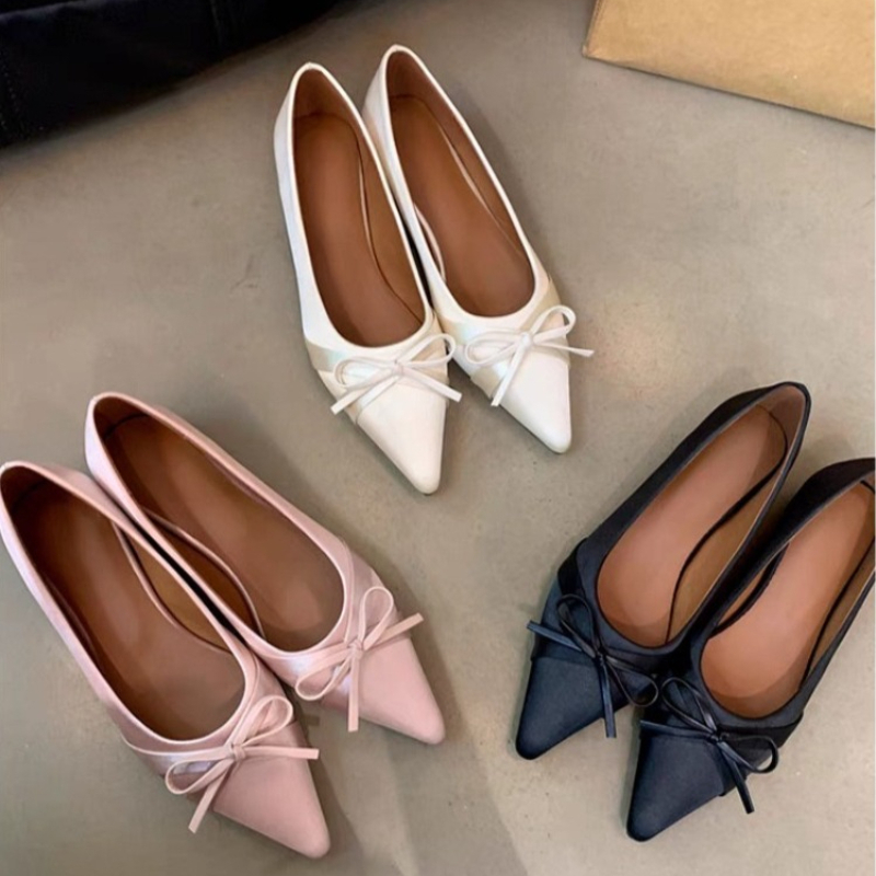 Women'S Fashion Sandals - 여름 신상 시폰 패션 스윗 보우