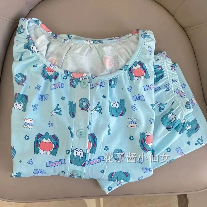 2025년 하츠네 미쿠 여성용 잠옷 봄 가을 신상 긴팔 - Women'S Fashion Pajamas 리뷰 및 가격