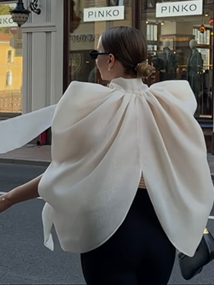 패션 여성 탑 민소매 리본 하이 칼라 튜닉 여성 조끼  - Wrap Blouse Chiffon 리뷰 및 가격