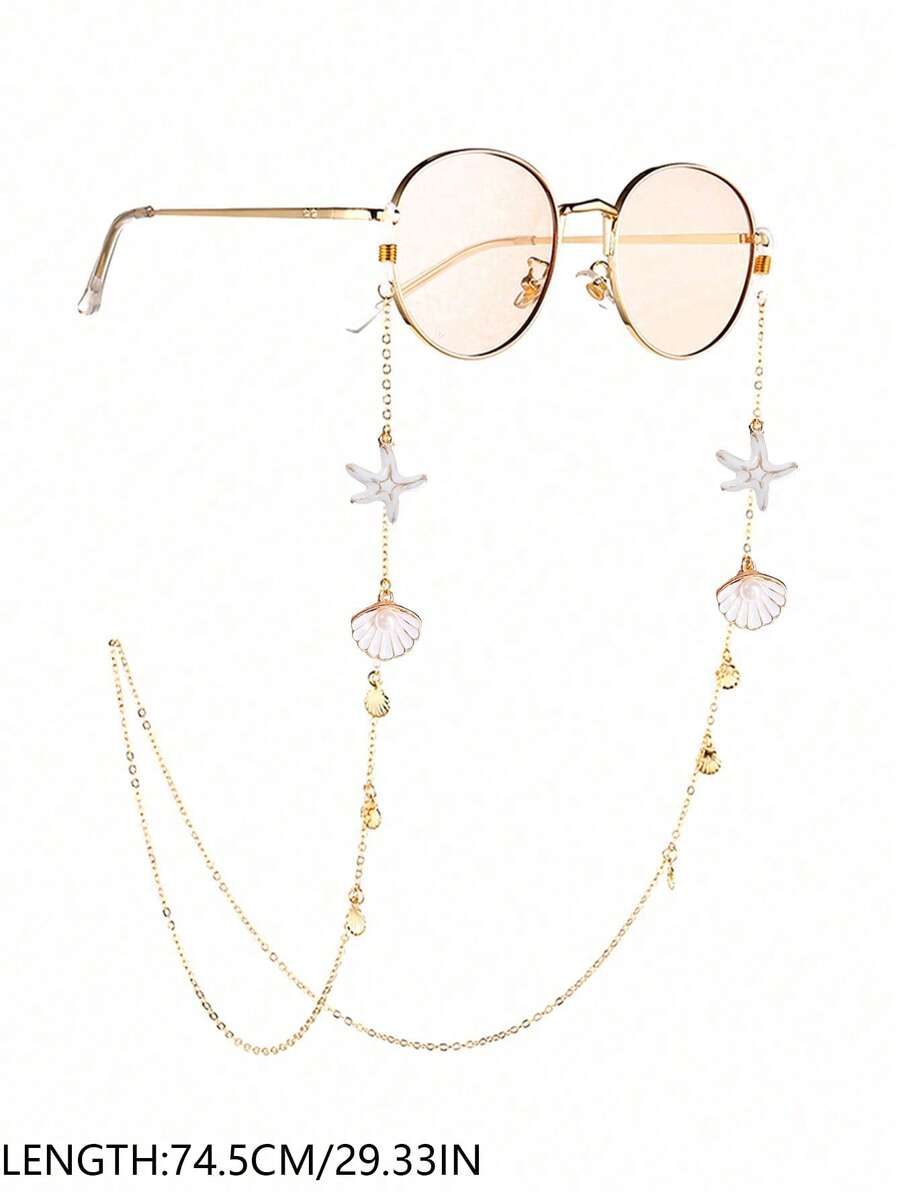 1pc 불가사리, 조개 장식 안경 체인, 여성용 안경  - Women'S Fashion Essentials 리뷰 및 가격