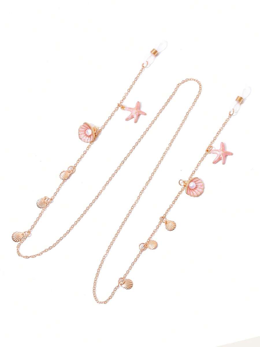1pc 불가사리, 조개 장식 안경 체인, 여성용 안경  - Women'S Fashion Essentials 리뷰 및 가격