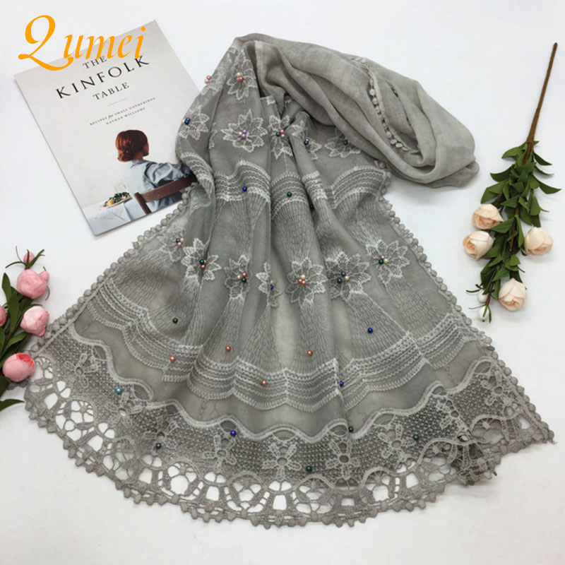 5 pcs qumei 레이스 스티치 이슬람 스카프 여성 - Women'S Fashion Essentials 리뷰 및 가격