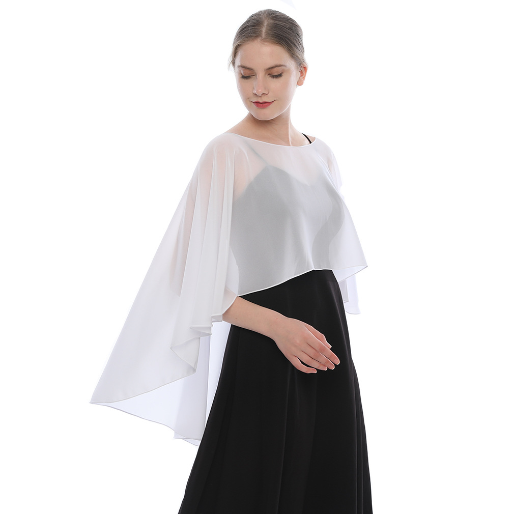 여성용 쉬폰 숄 가벼운 이브닝 드레스 웨딩 블라우스 아 - Wrap Blouse Chiffon 리뷰 및 가격