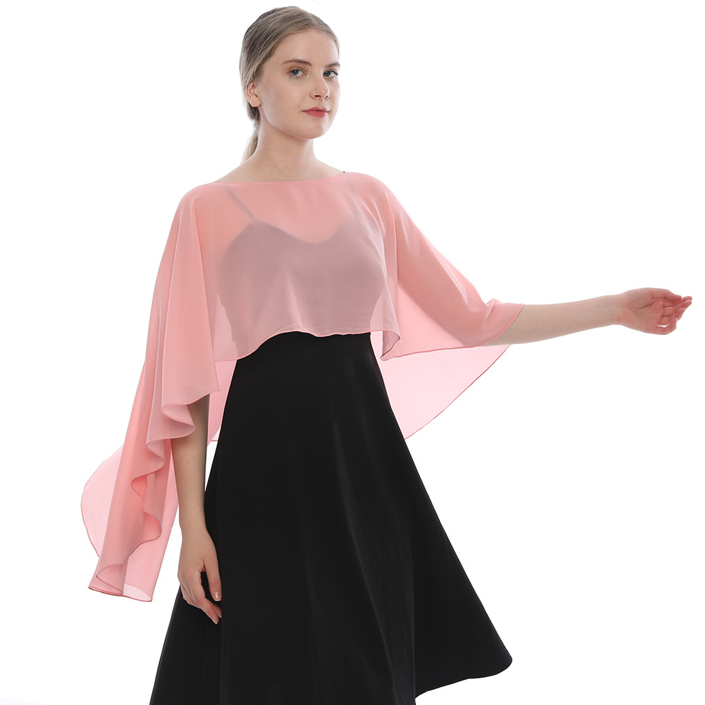 여성용 쉬폰 숄 가벼운 이브닝 드레스 웨딩 블라우스 아 - Wrap Blouse Chiffon 리뷰 및 가격