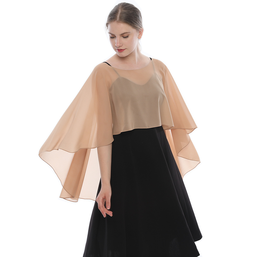 여성용 쉬폰 숄 가벼운 이브닝 드레스 웨딩 블라우스 아 - Wrap Blouse Chiffon 리뷰 및 가격