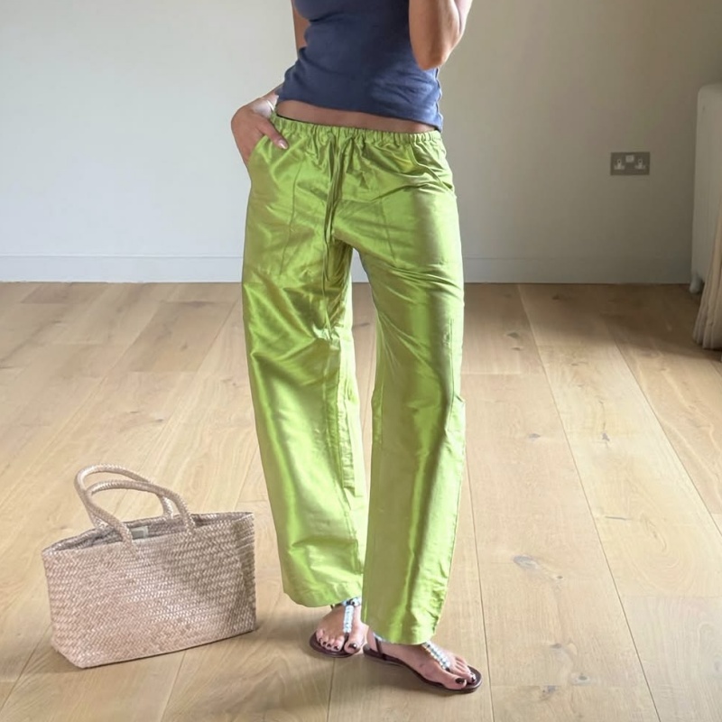 여성 Y2K 메탈릭 샤이니 카고 팬츠 엘라스틱 드로스트 - Women'S Fashion Utility Pants 리뷰 및 가격