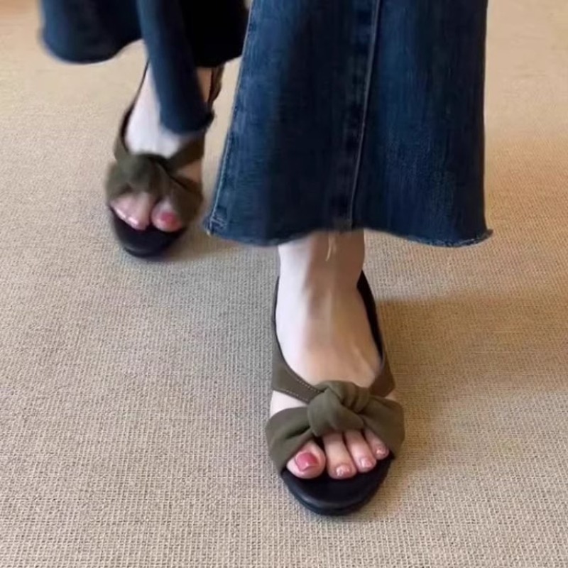 2026년 여름 신상 심플 레트로 낮은 굽 여성 샌들, - Women Fashion Simple 리뷰 및 가격