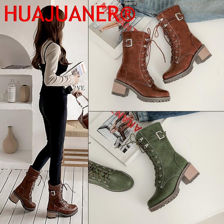 HUAJUANER 2026 빅 사이즈 45 가을 겨울  - Women'S Fashion Riding Boots 리뷰 및 가격