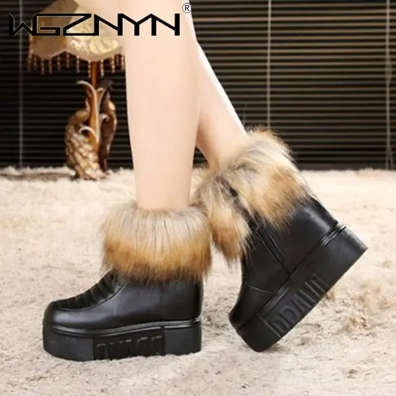 여성용 키 증가 앵클 부츠 플랫폼, 따뜻한 겨울 신발, - Women'S Fashion Riding Boots 리뷰 및 가격