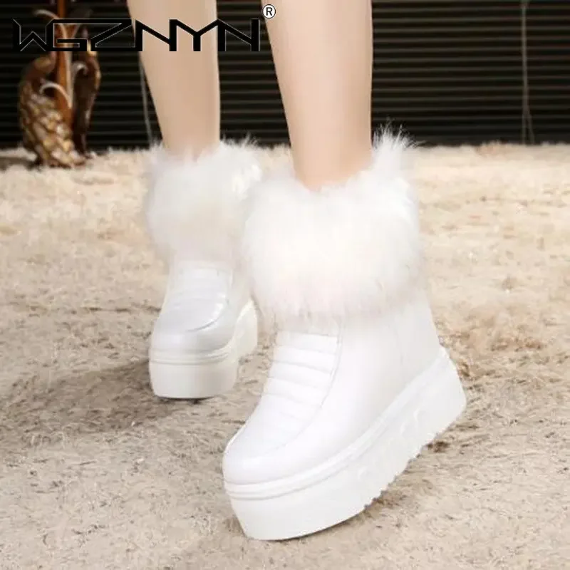 여성용 키 증가 앵클 부츠 플랫폼, 따뜻한 겨울 신발, - Women'S Fashion Riding Boots 리뷰 및 가격