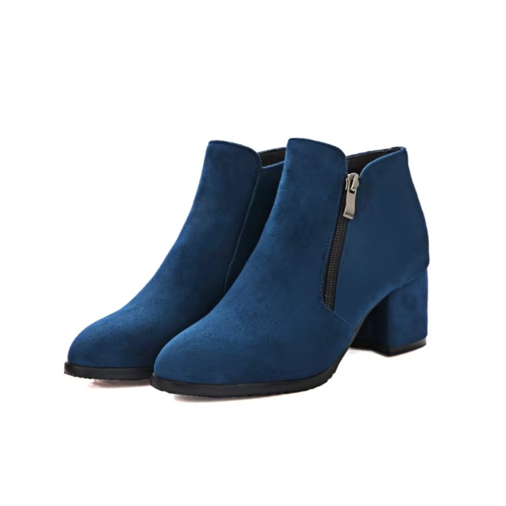 플러스 빅 사이즈 34-43 지퍼가 달린 뾰족한 측면  - Women'S Fashion Riding Boots 리뷰 및 가격