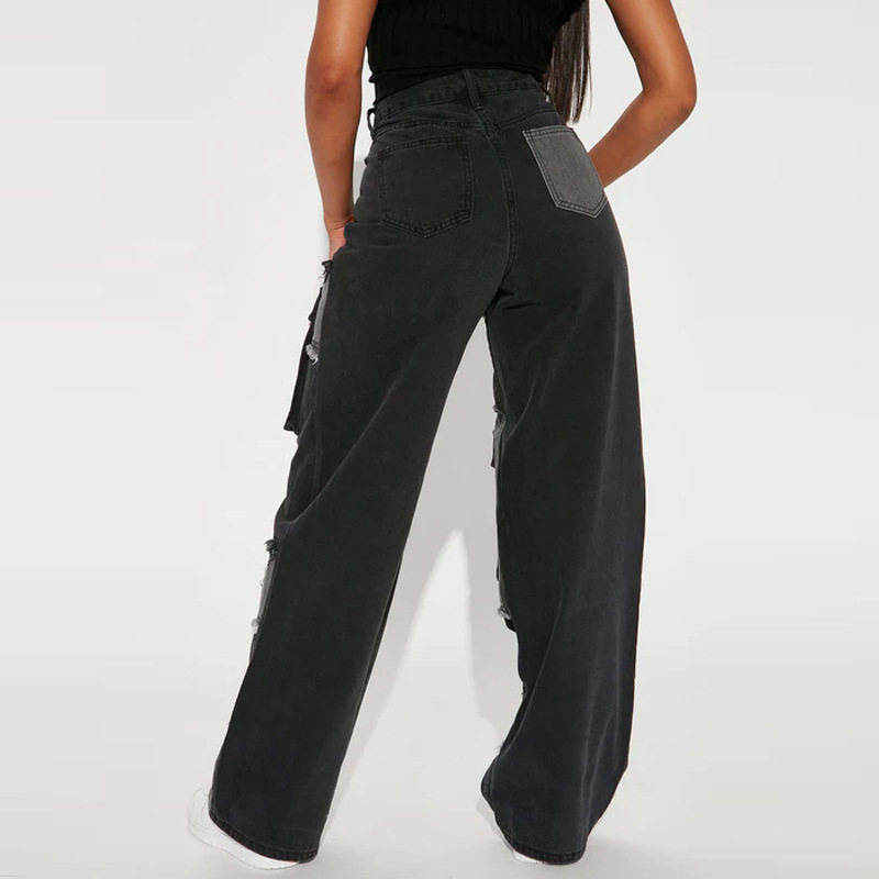 유틸리티 스타일 컬러 블록 멀티 포켓 청바지, 2026 - Women'S Fashion Utility Pants 리뷰 및 가격