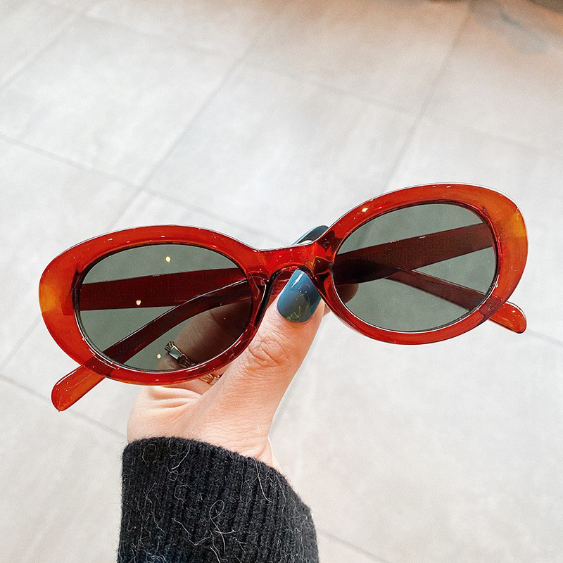 여성용 빈티지 소형 타원형 선글라스, 새로운 패션 브랜 - Women'S Fashion Eyewear 리뷰 및 가격