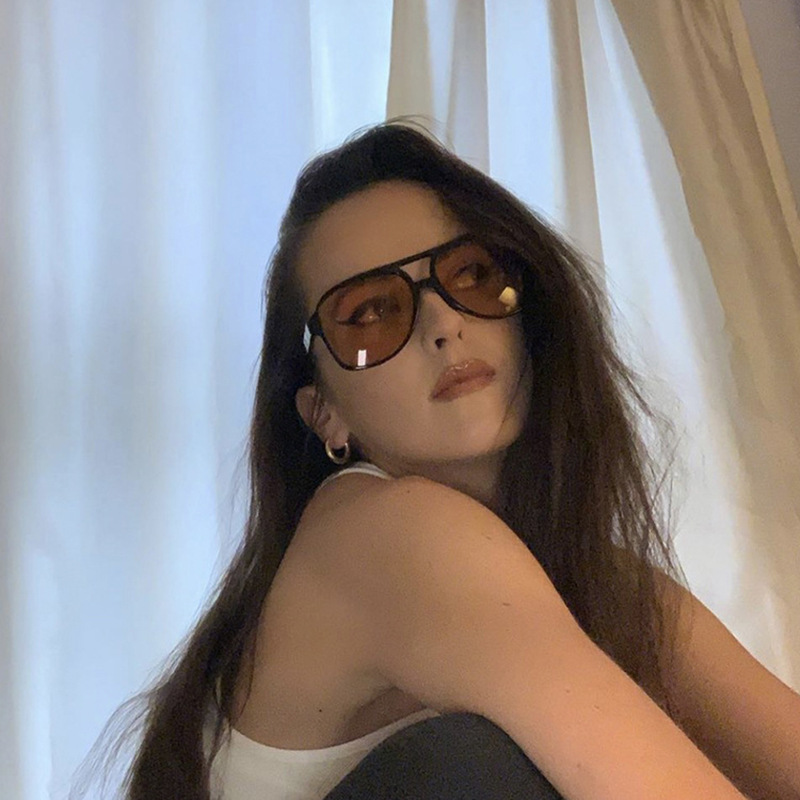 뉴 빈티지 클래식 디자이너 더블 브리지 파일럿 선글라스 - Women'S Fashion Eyewear 리뷰 및 가격