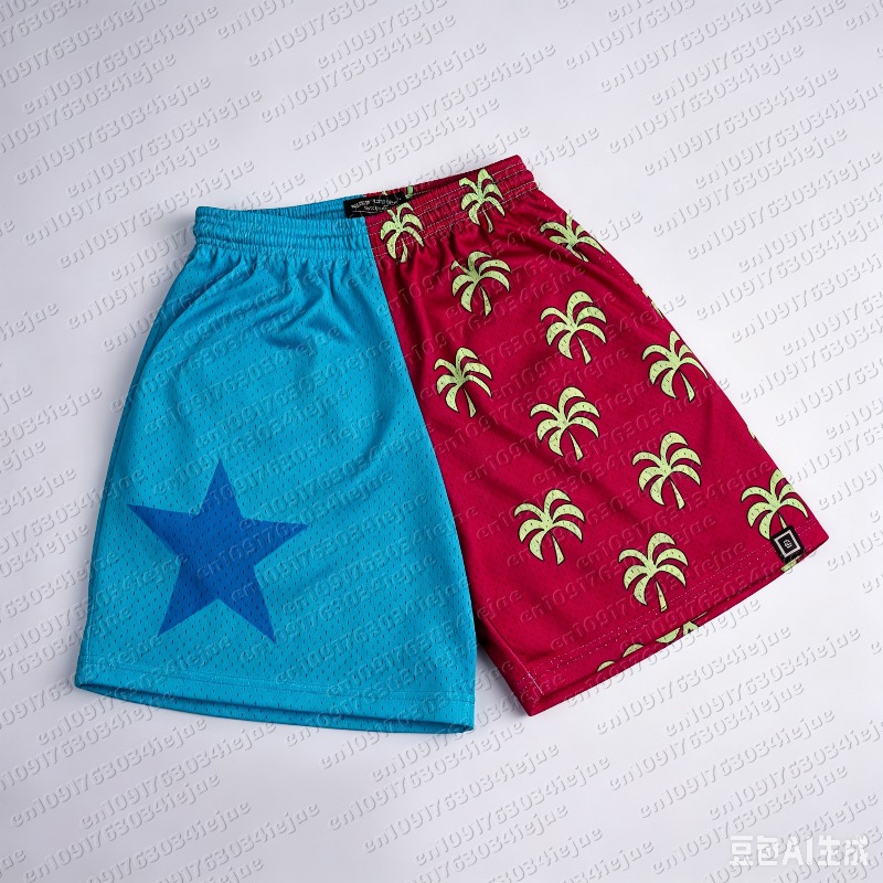원피스 밀짚모자 해적단 웨이브 메쉬 반바지 남녀 여름  - Straw Hat Summer 리뷰 및 가격