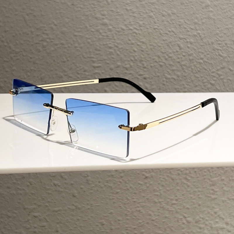 패션 무테 사각형 선글라스 인기 여성 남성용 선글라스  - Women'S Fashion Eyewear 리뷰 및 가격