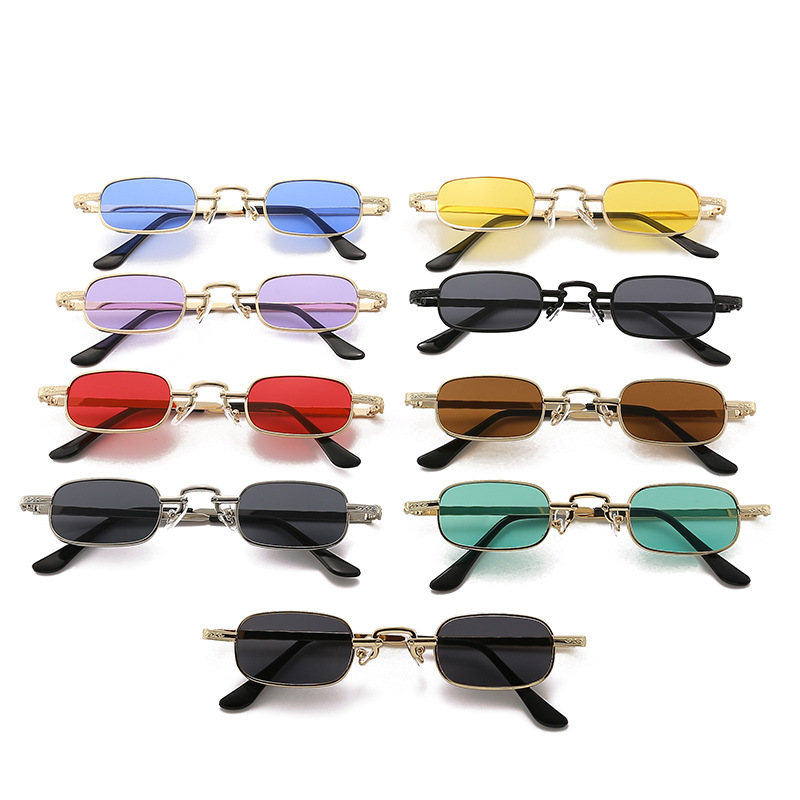 새로운 소형 프레임 사각 선글라스 트렌디한 컬러풀 남녀 - Women'S Fashion Eyewear 리뷰 및 가격