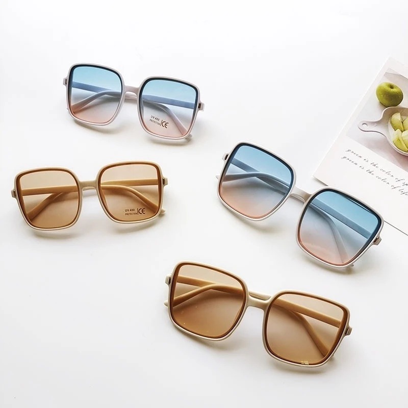 빈티지 오버사이즈 사각 선글라스 여성 패션 그라데이션  - Women'S Fashion Reading Glasses 리뷰 및 가격
