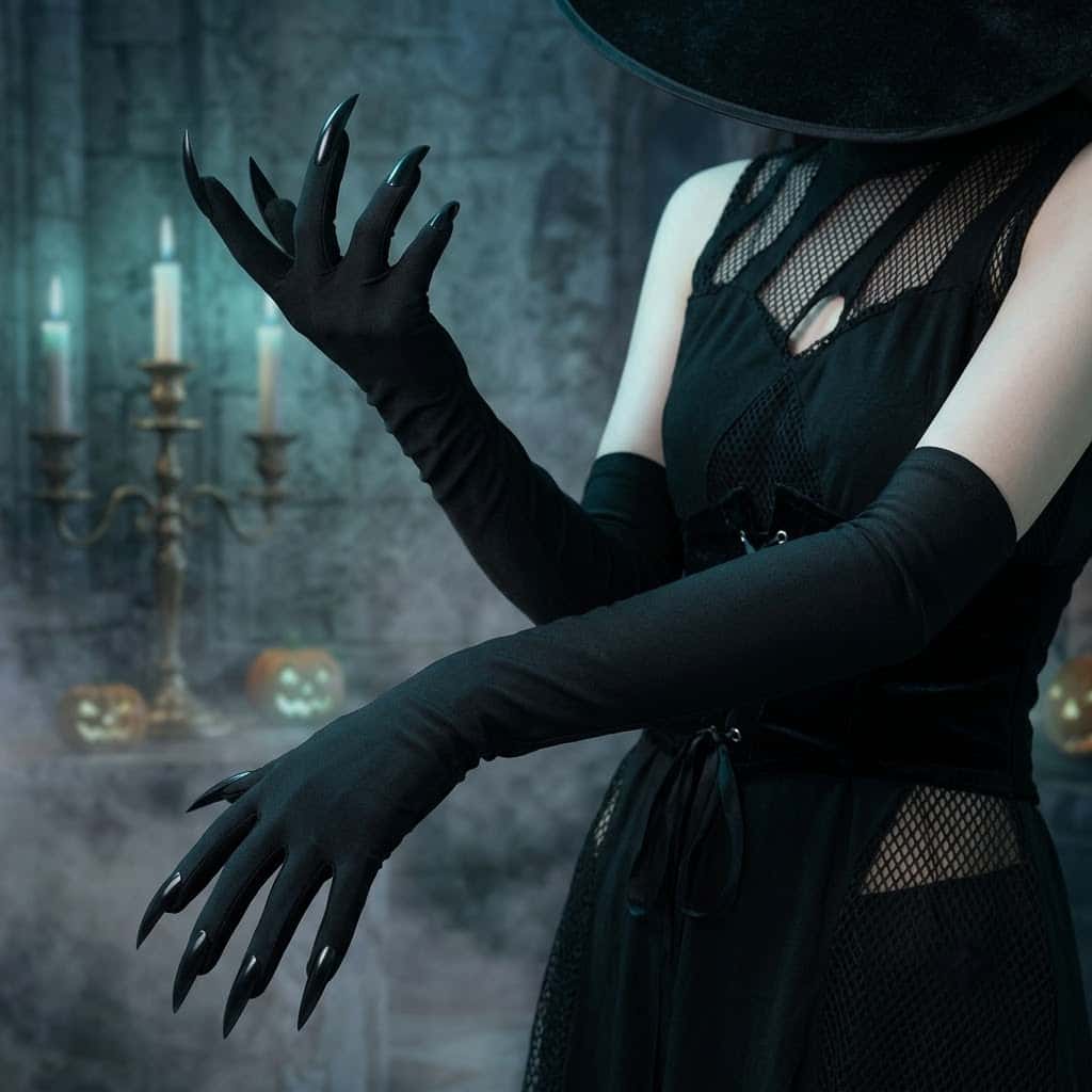 2026 문걸 Y2K 고딕 롱 고스트 클로 핸드 슬리브 - Women Fashion Gloves 리뷰 및 가격