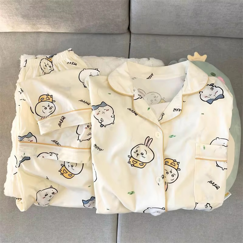 카와이 치이카와 여성용 잠옷 홈웨어 세트 일본 스타일  - Women'S Fashion Pajamas 리뷰 및 가격