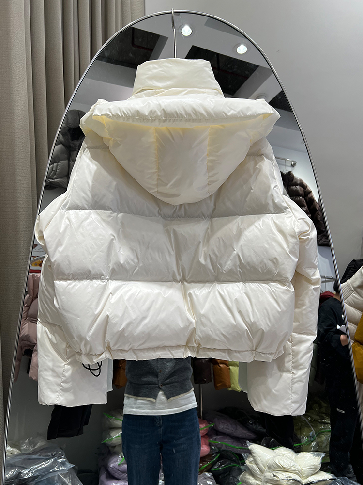 여성용 따뜻한 90% 화이트 덕 다운 코트, 대비 색상 - Women'S Fashion Quilted Jacket 리뷰 및 가격