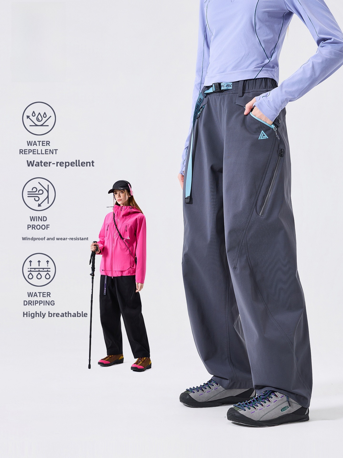 레이지 데이 여성용 경량 방수 아웃도어 하이킹 바지 스 - Women'S Fashion Utility Pants 리뷰 및 가격