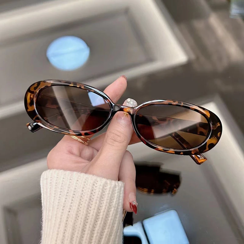 새로운 오벌 빈티지 선글라스 여성 패션 선글라스 여성용 - Women'S Fashion Eyewear 리뷰 및 가격