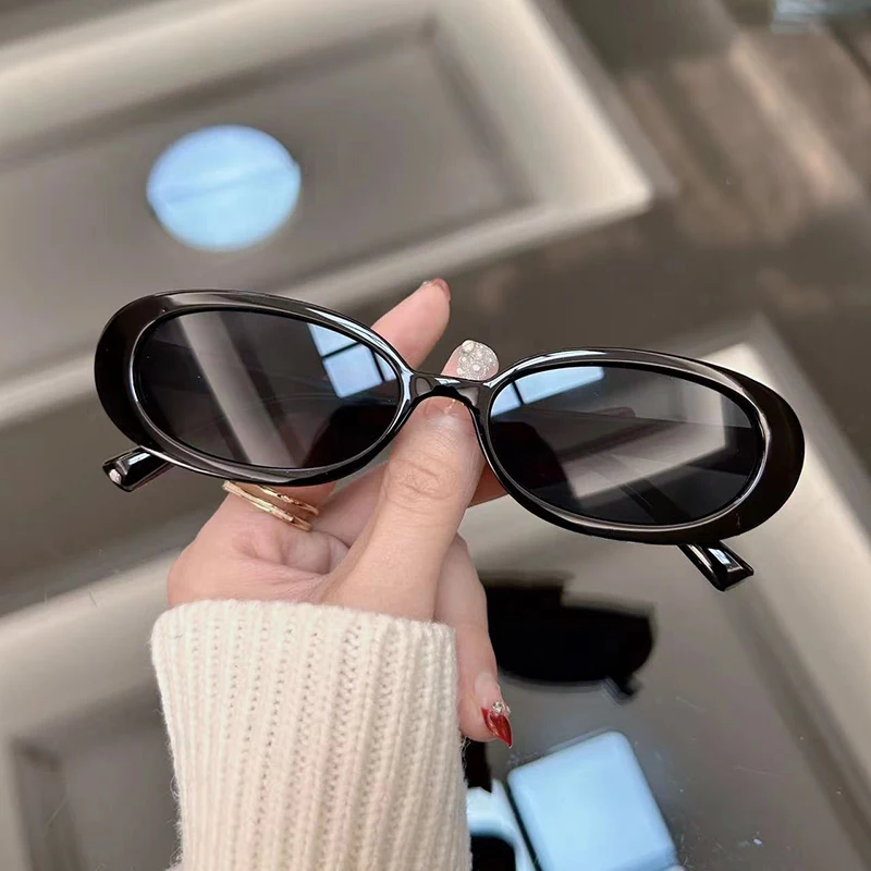 새로운 오벌 빈티지 선글라스 여성 패션 선글라스 여성용 - Women'S Fashion Eyewear 리뷰 및 가격