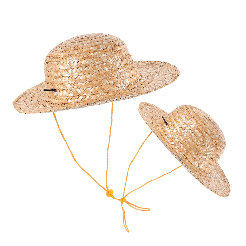 어린이용 햇볕 가리개 모자 2개 세트, 천연 소재, 넓 - Straw Hat Summer 리뷰 및 가격