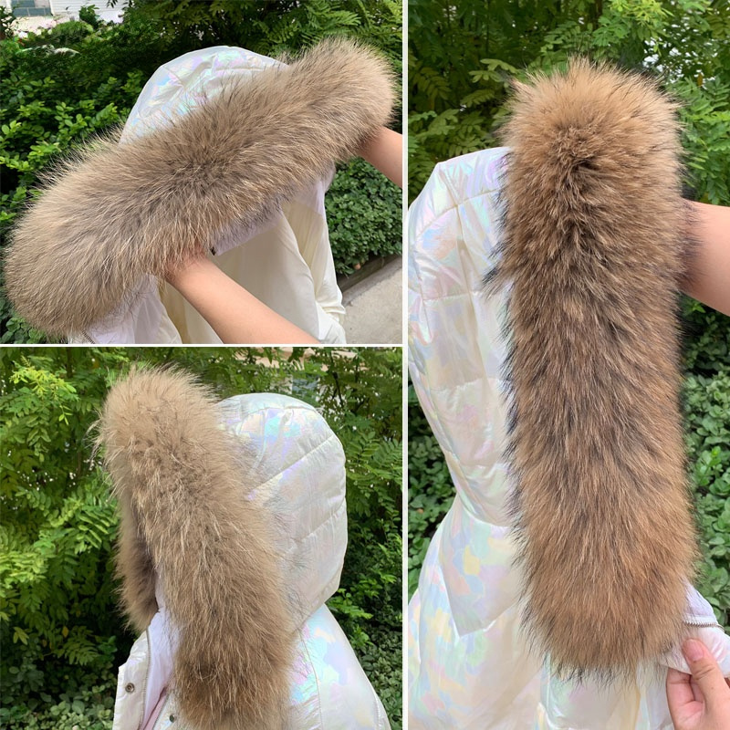 코트 파카 여성용 리얼 모피 칼라 자켓 용 겨울 천연  - Women'S Fashion Essentials 리뷰 및 가격