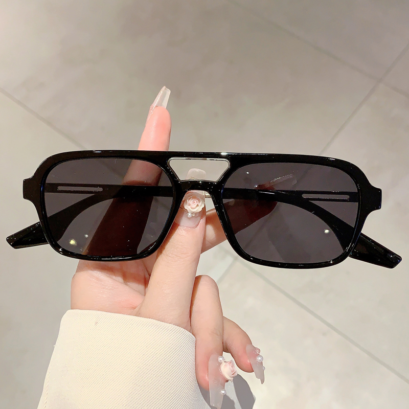 트렌디한 여성용 더블 빔 선글라스, 사각형 여름용 선글 - Women'S Fashion Eyewear 리뷰 및 가격