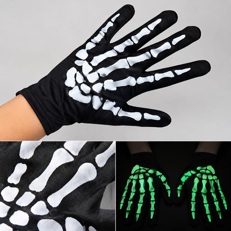 남성과 여성을 위한 핫한 성인 스타일 풀핑거 스켈레톤  - Women Fashion Gloves 리뷰 및 가격