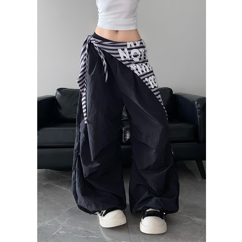 여성용 Y2K 파라슈트 팬츠 레이어드 디자인 탈부착 스 - Women'S Fashion Utility Pants 리뷰 및 가격