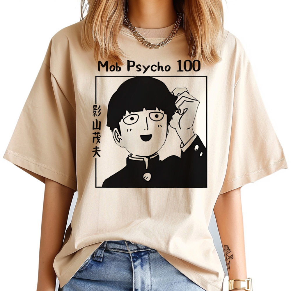 Mob Psycho 100 티셔츠 여성 사이키델릭 고딕 - Women'S Fashion In The 80S 리뷰 및 가격