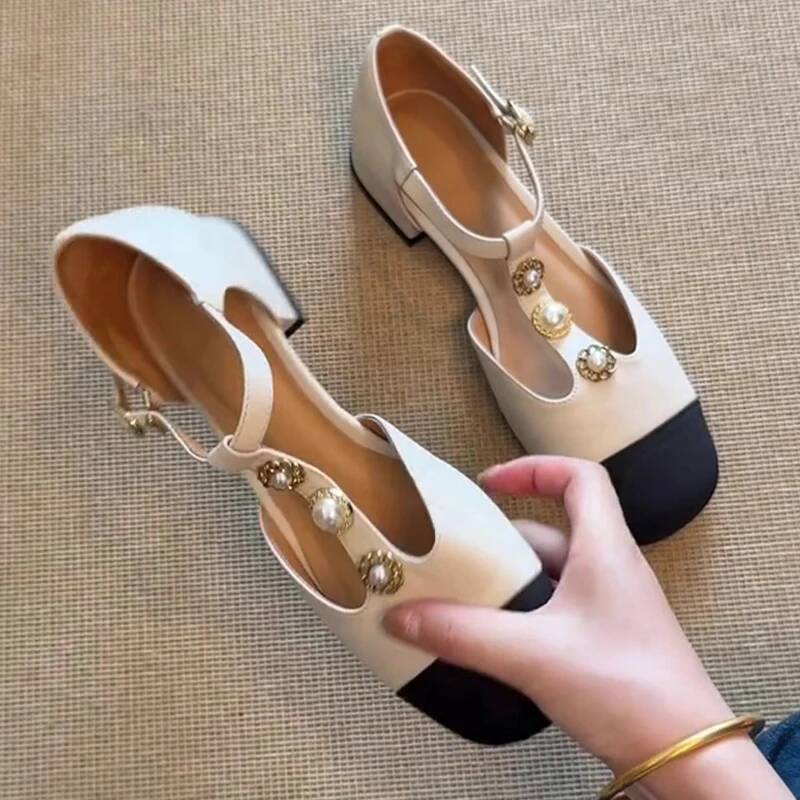 여성 스퀘어 토 힐 샌들 여름 신발 패션 신상 디자이너 - Women'S Fashion Sandals 리뷰 및 가격